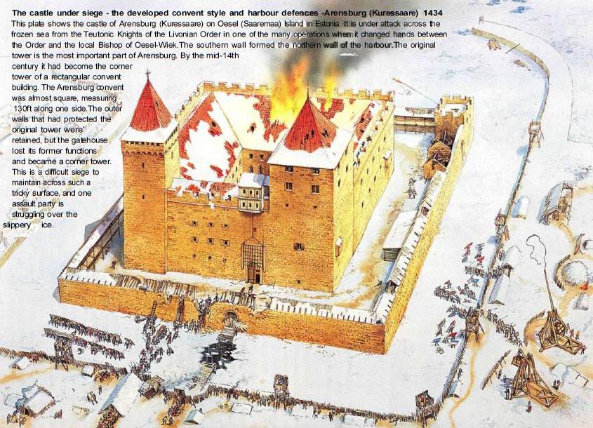 осада Аренсбурга 1434 год
